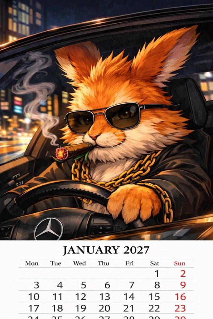 Magical Animal Year — 2027 Calendar